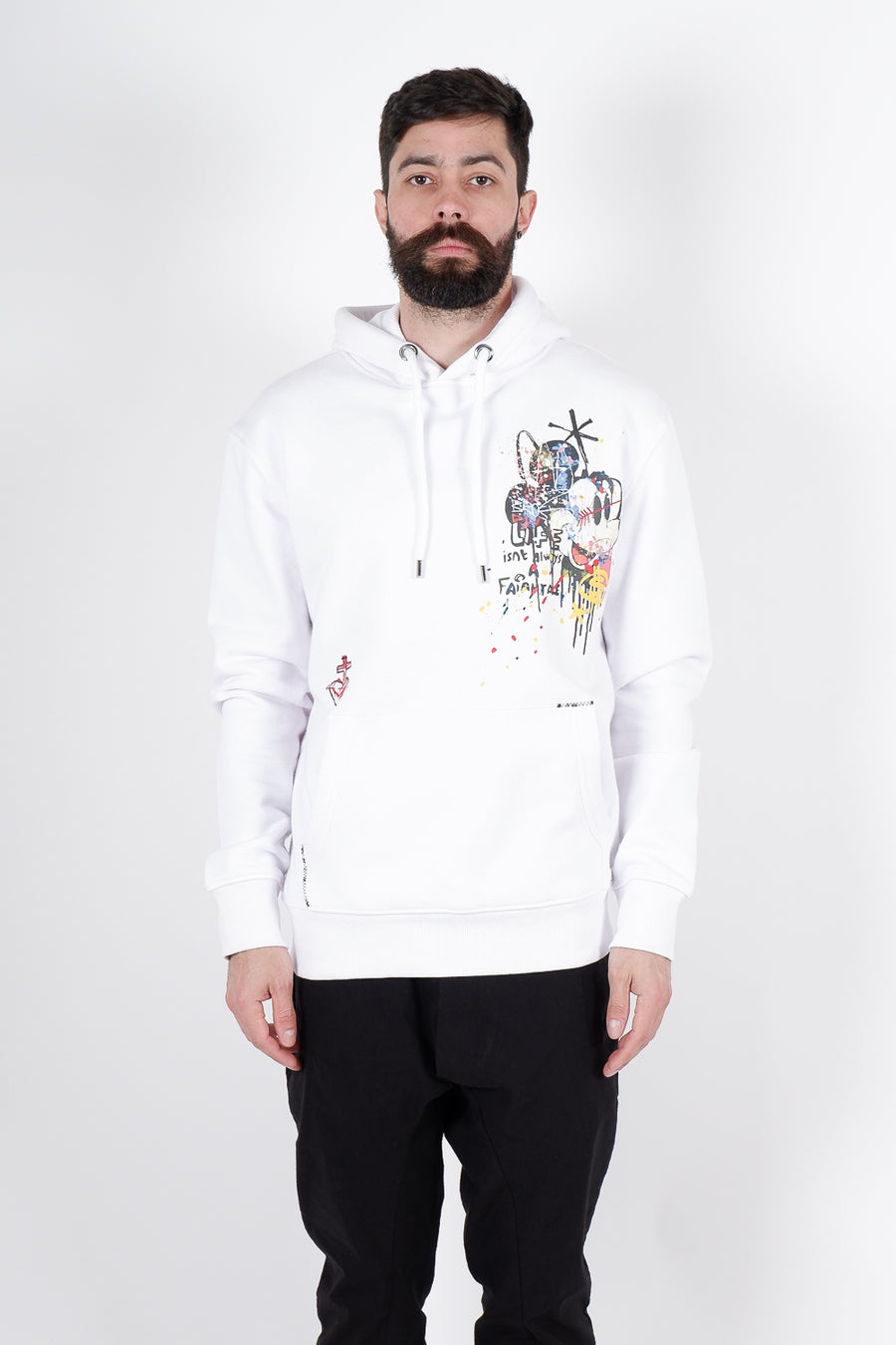 Buy the ABE Mickey Hoodie in White at Intro. Spend £50 for free UK delivery. Official stockists. We ship worldwide.