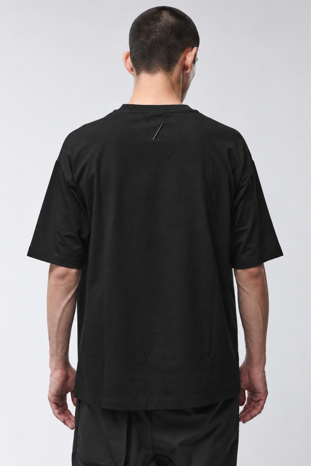 M TS 986 Cotton/Modal Blend Relaxed Fit T-Shirt Black