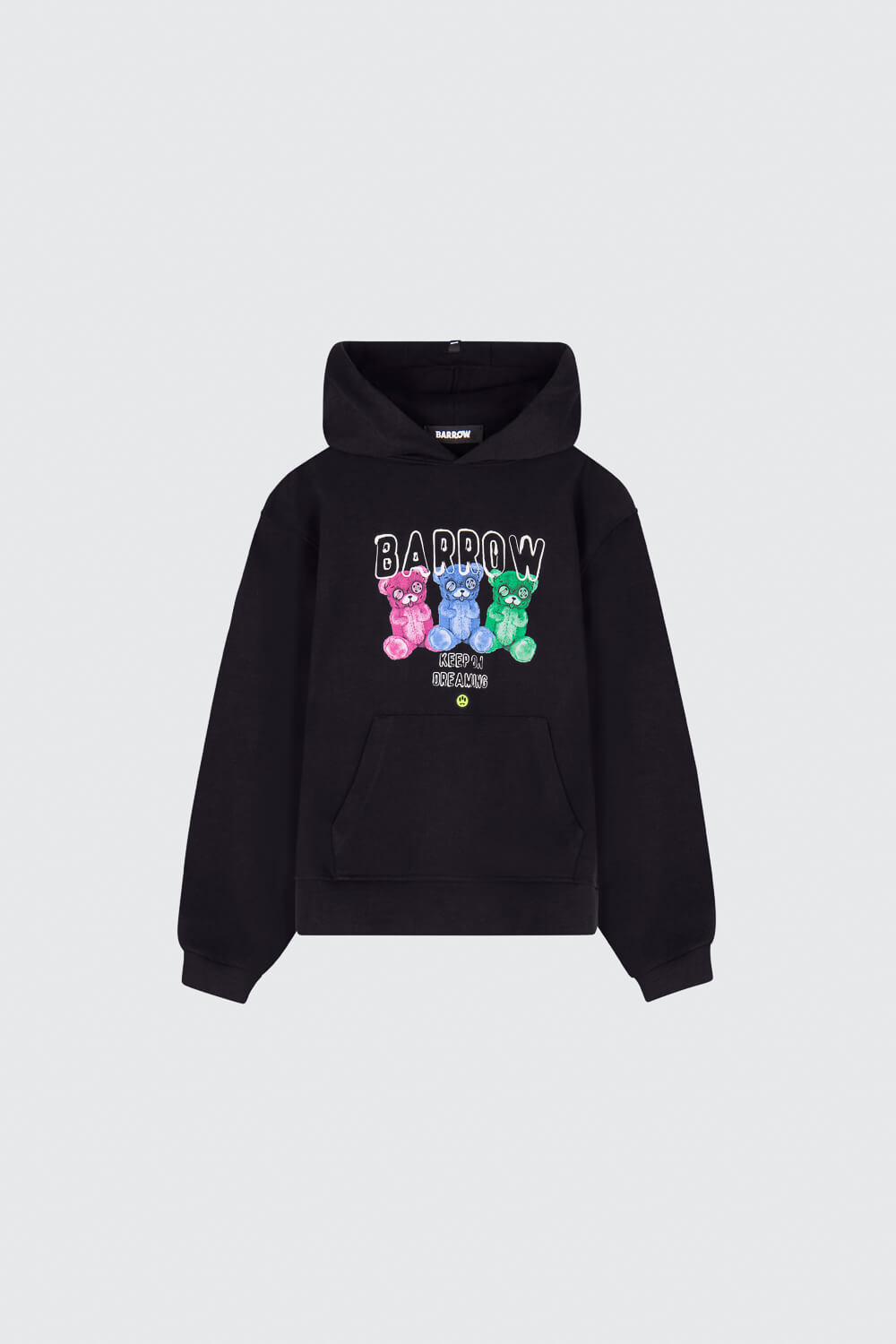 Multicoloured Iconic Teddy Hoodie Black