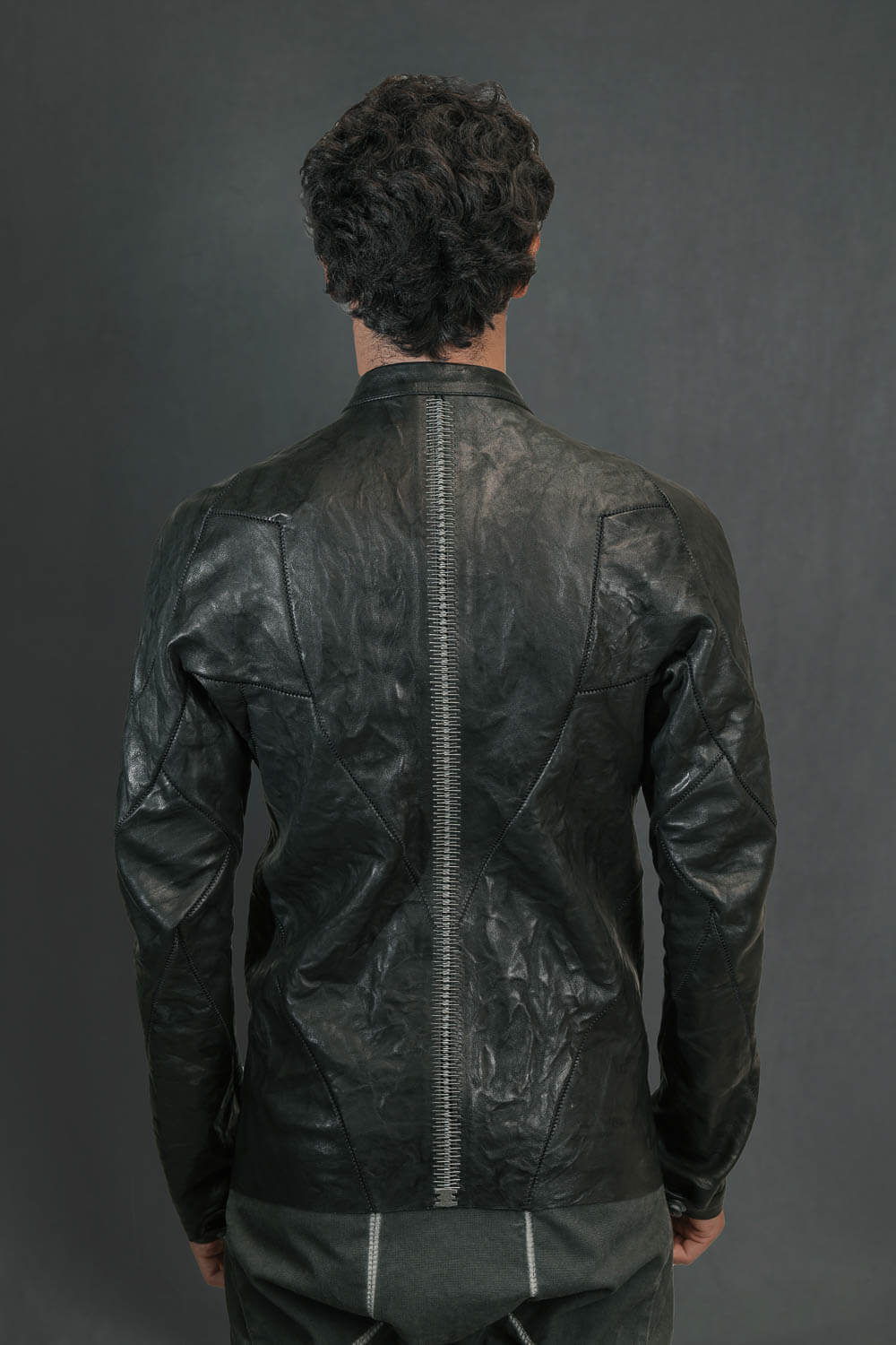 Musculaire Crasse Pouille E25 Leather Jacket Black