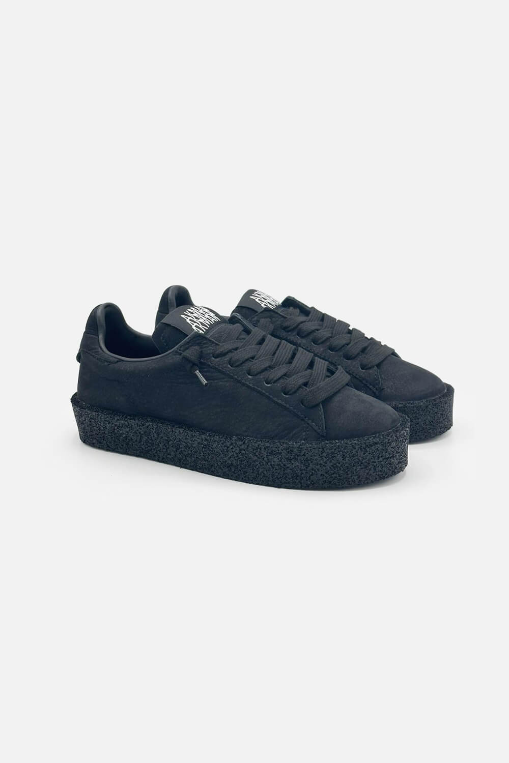 Nubuck Low Top Sneaker Black