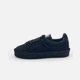 Nubuck Low Top Sneaker Black