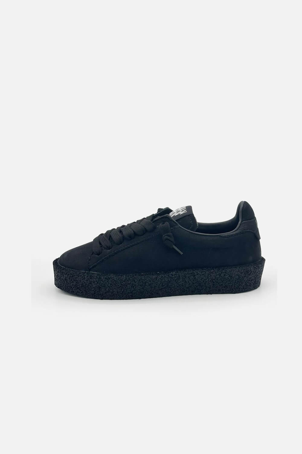 Nubuck Low Top Sneaker Black