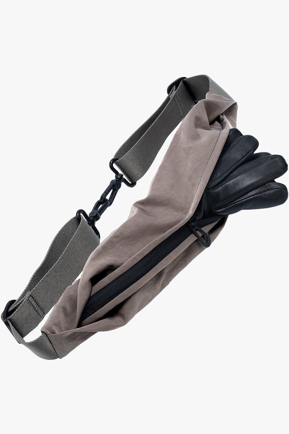 Orne Reflective Crossbody Bag Taupe/Grey