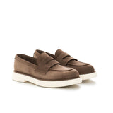 Slip On Suede Loafer Dark Sand