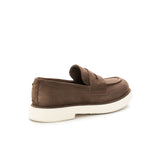 Slip On Suede Loafer Dark Sand