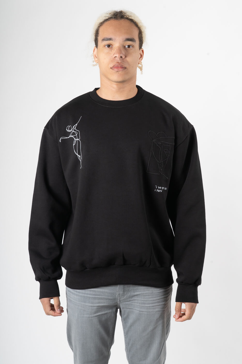 Picasso Muse Sweatshirt Black