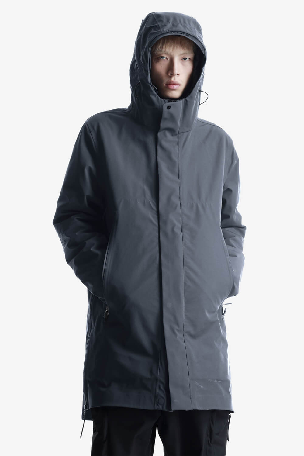 Planck Liner Parka Jacket Bluestone