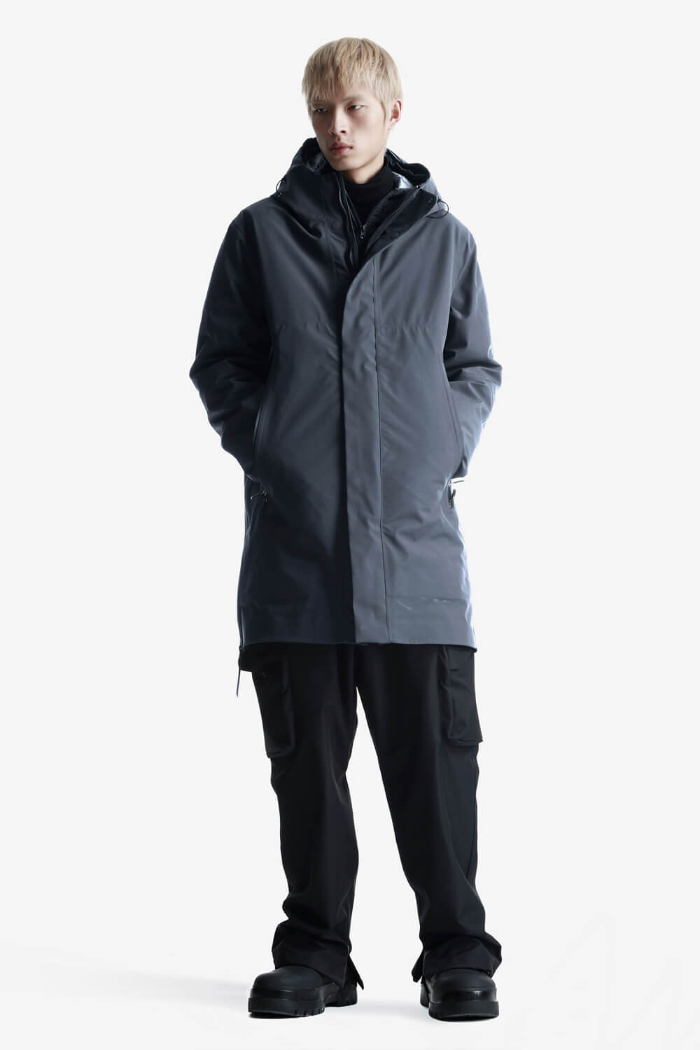 Planck Liner Parka Jacket Bluestone