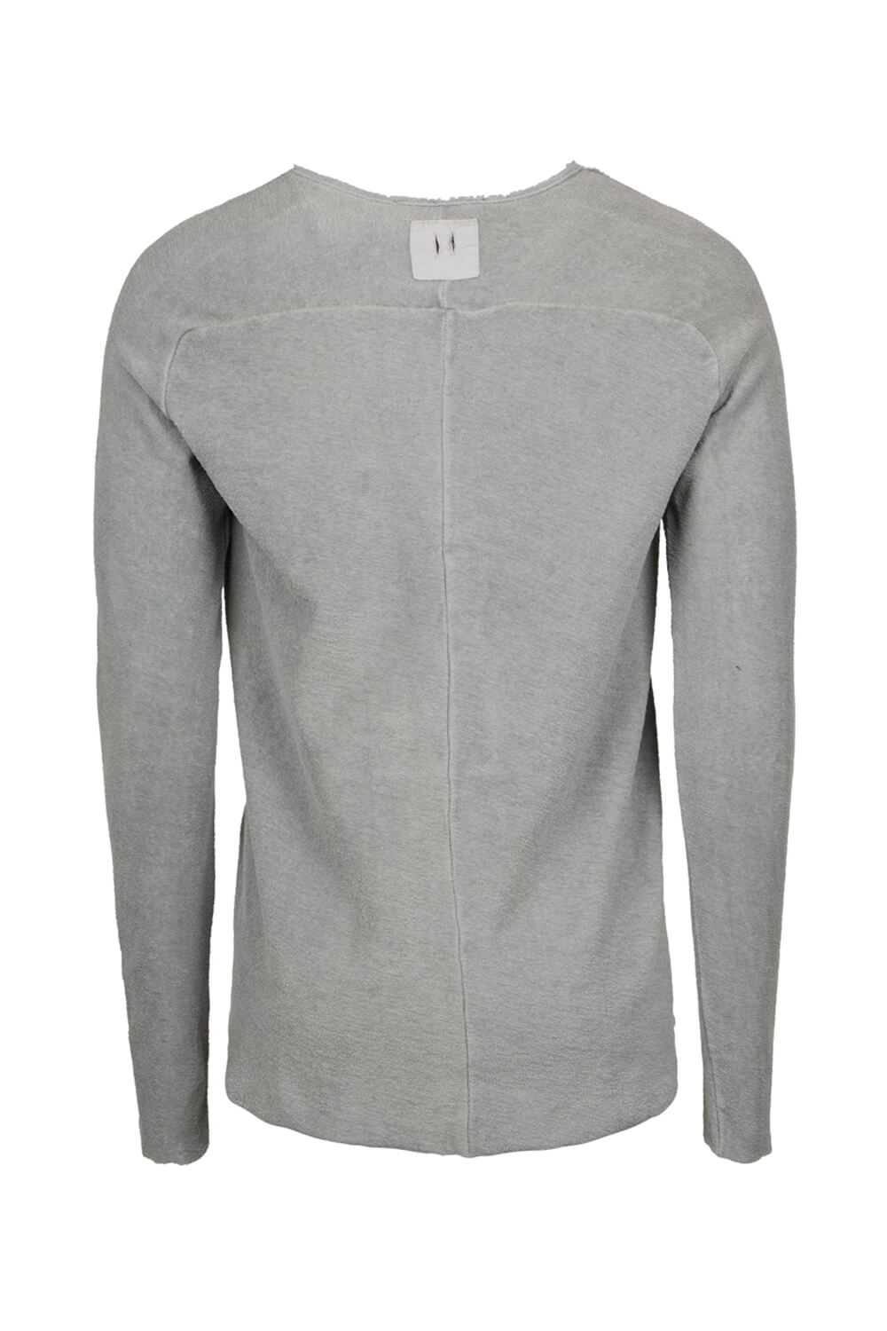 Raw Edge Terry Towel L/S T-Shirt Teal