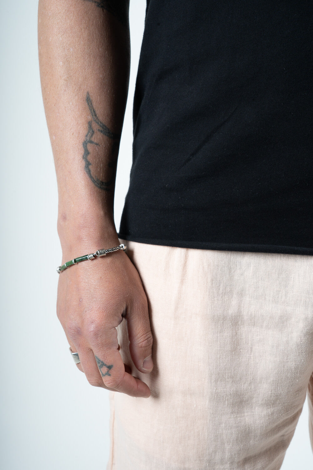 Raw Edge Regular Fit T-Shirt Black