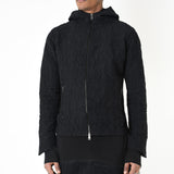 Regular Cotton Jacquard Jacket Black