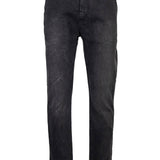 Regular Fit Distressed Jean Charcoal