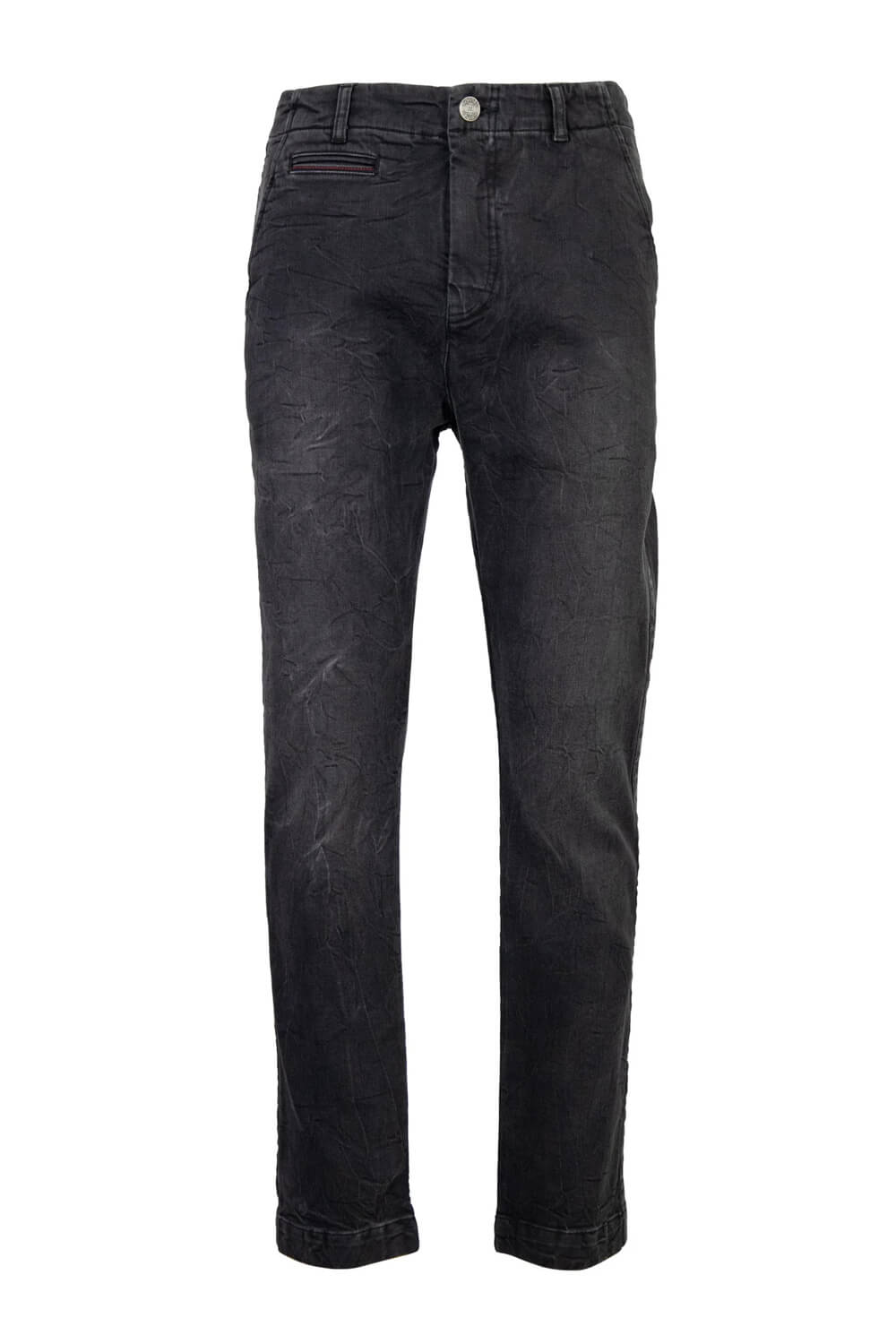 Regular Fit Distressed Jean Charcoal