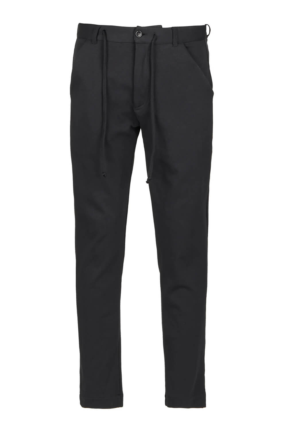 Regular Fit Jersey Stretch Trouser Black