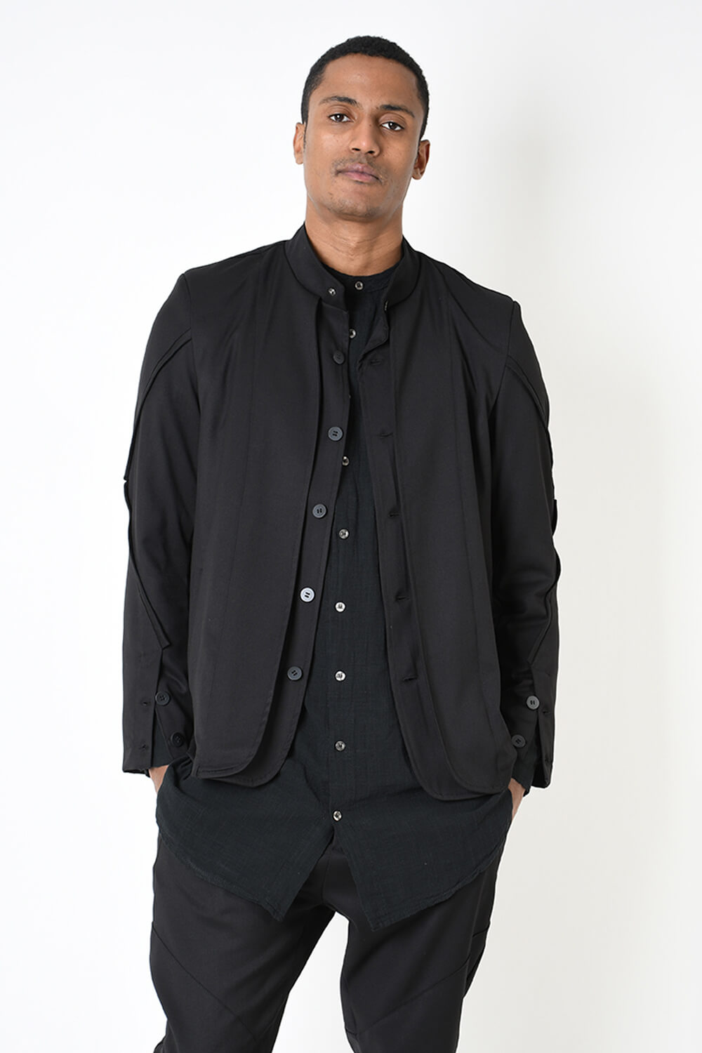 Regular Fluid Stretch Jacket Black