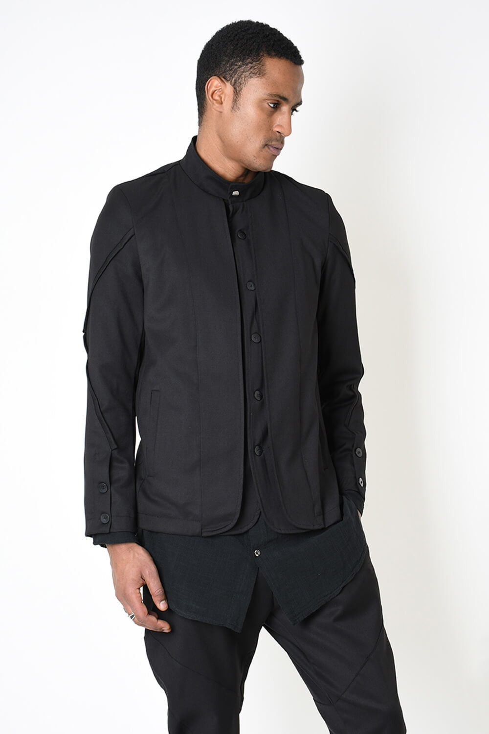 Regular Fluid Stretch Jacket Black