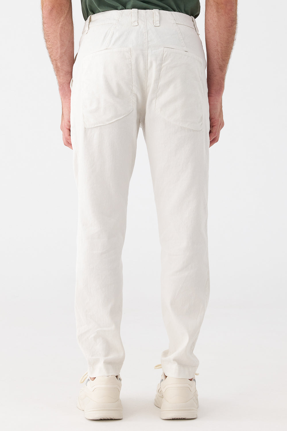 Regular Fit Cotton/Linen Chinos Ice