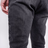 Regular Fit Distressed Jean Charcoal