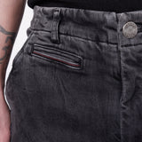 Regular Fit Distressed Jean Charcoal