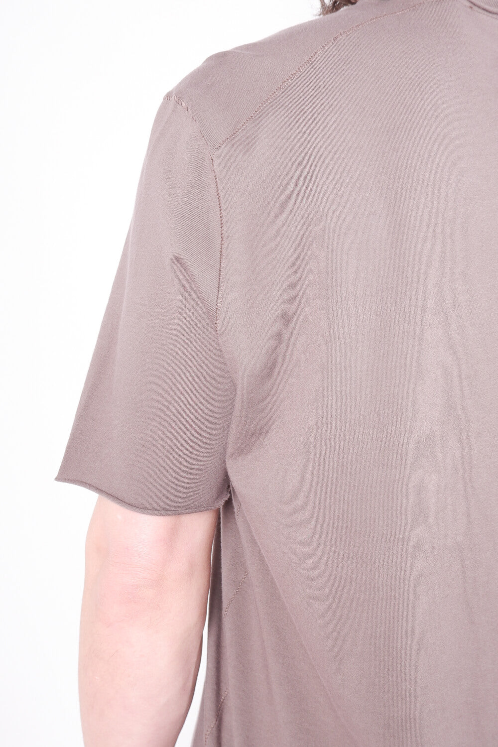 Raw Finish Regular Fit T-Shirt Mud