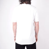 Relaxed Fit Raw Neck T-Shirt White