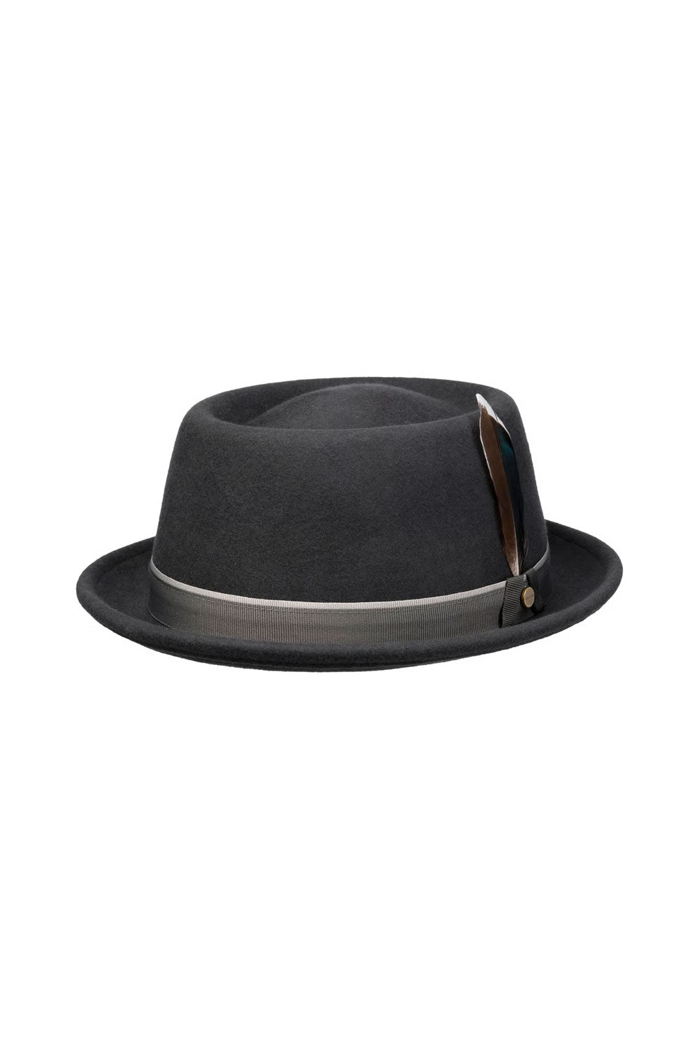 Pork Pie Woolfelt Hat Black