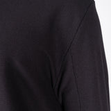 Ribbed Cotton L/S T-Shirt Black