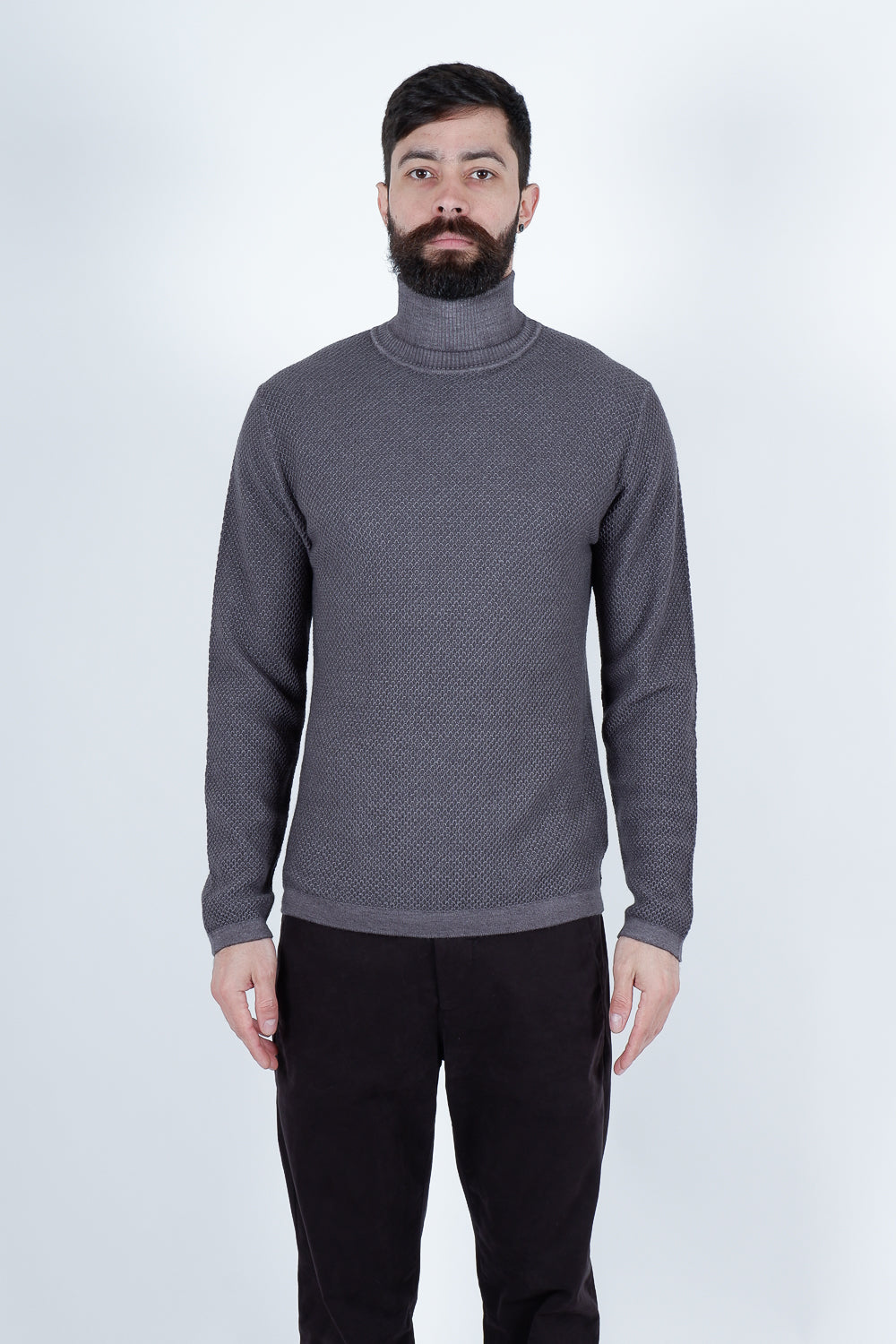 Buy the Daniele Fiesoli Ribbed Effect Turtle Neck Grey at Intro. Spend £50 for free UK delivery. Official stockists. We ship worldwide.