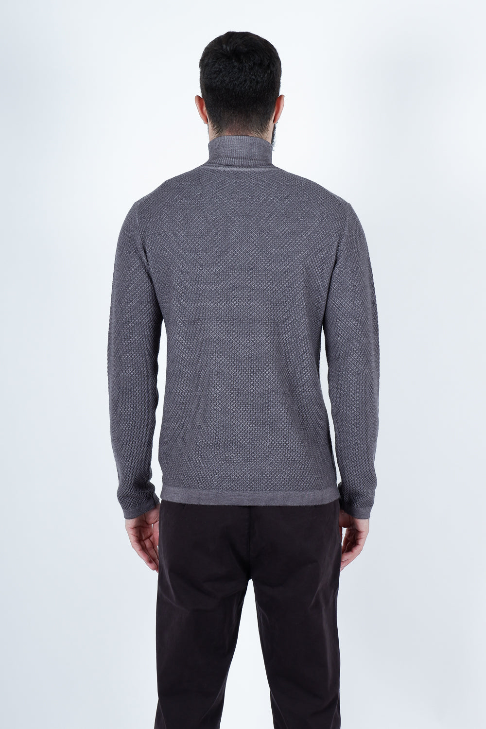 Buy the Daniele Fiesoli Ribbed Effect Turtle Neck Grey at Intro. Spend £50 for free UK delivery. Official stockists. We ship worldwide.