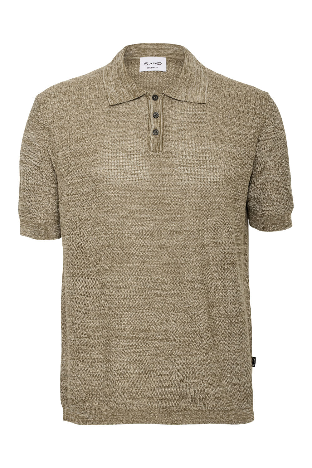 Rico Polo Lightweight Cotton T-Shirt Sand