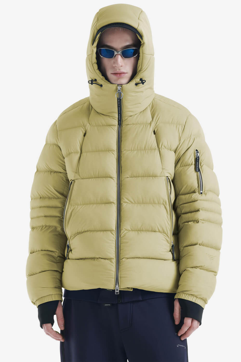 Rook Short Puffer Jacket Yellow