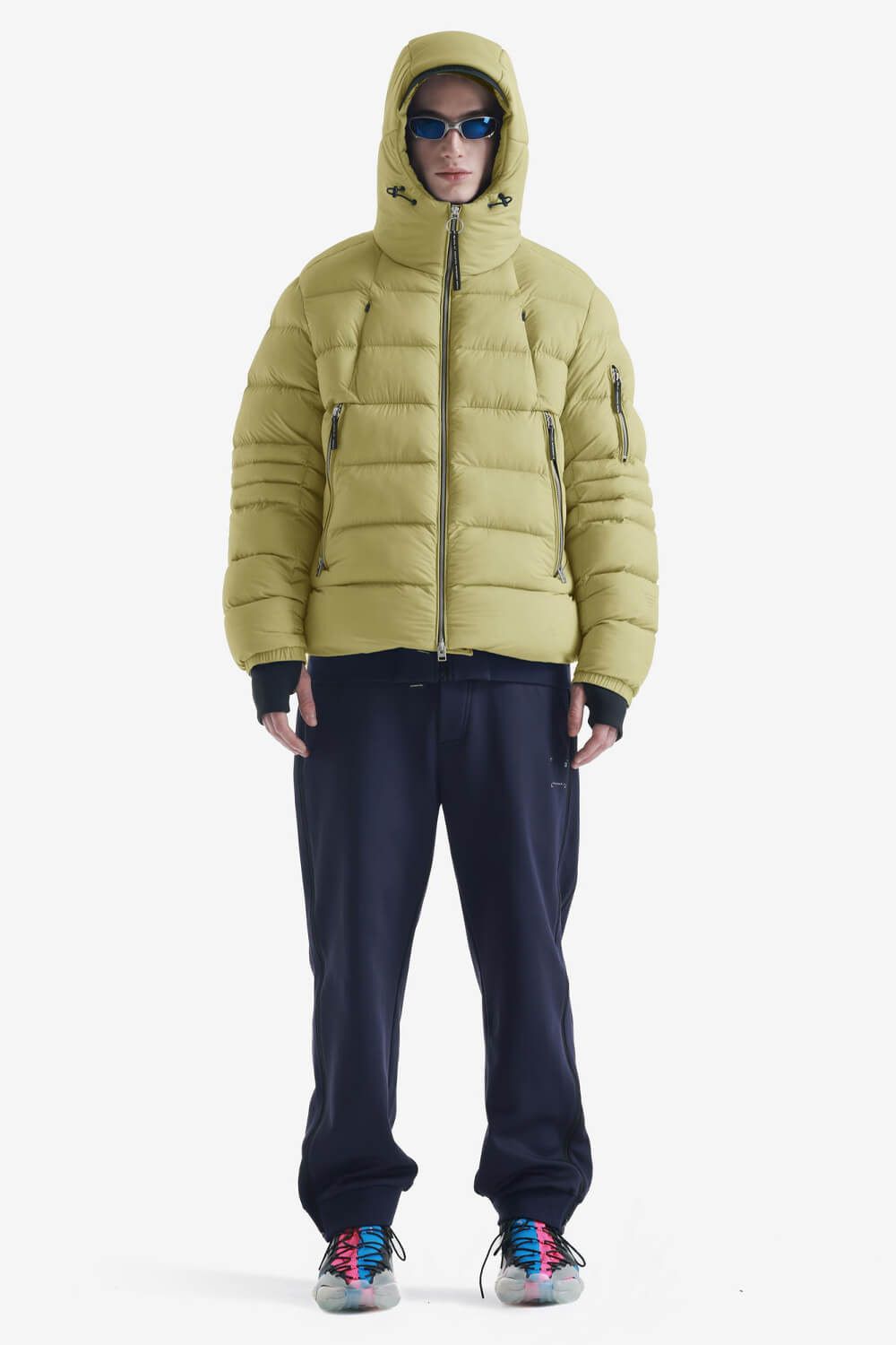 Rook Short Puffer Jacket Yellow