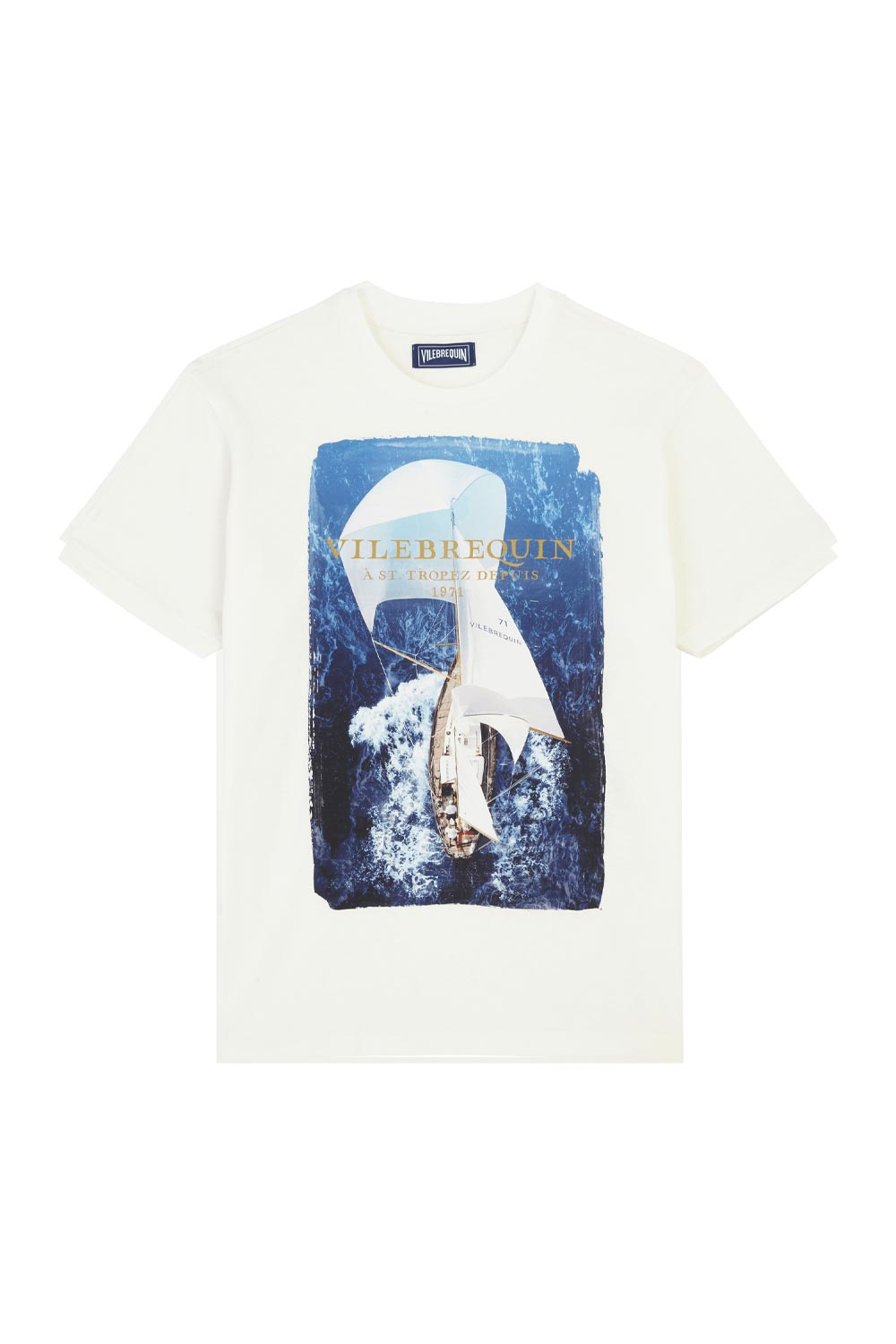 Sailing Boat From The Sky T-Shirt Off-White