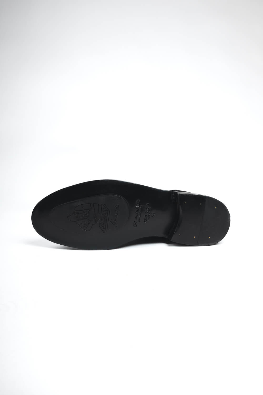 Side Zip Suede Buckle Boot Black