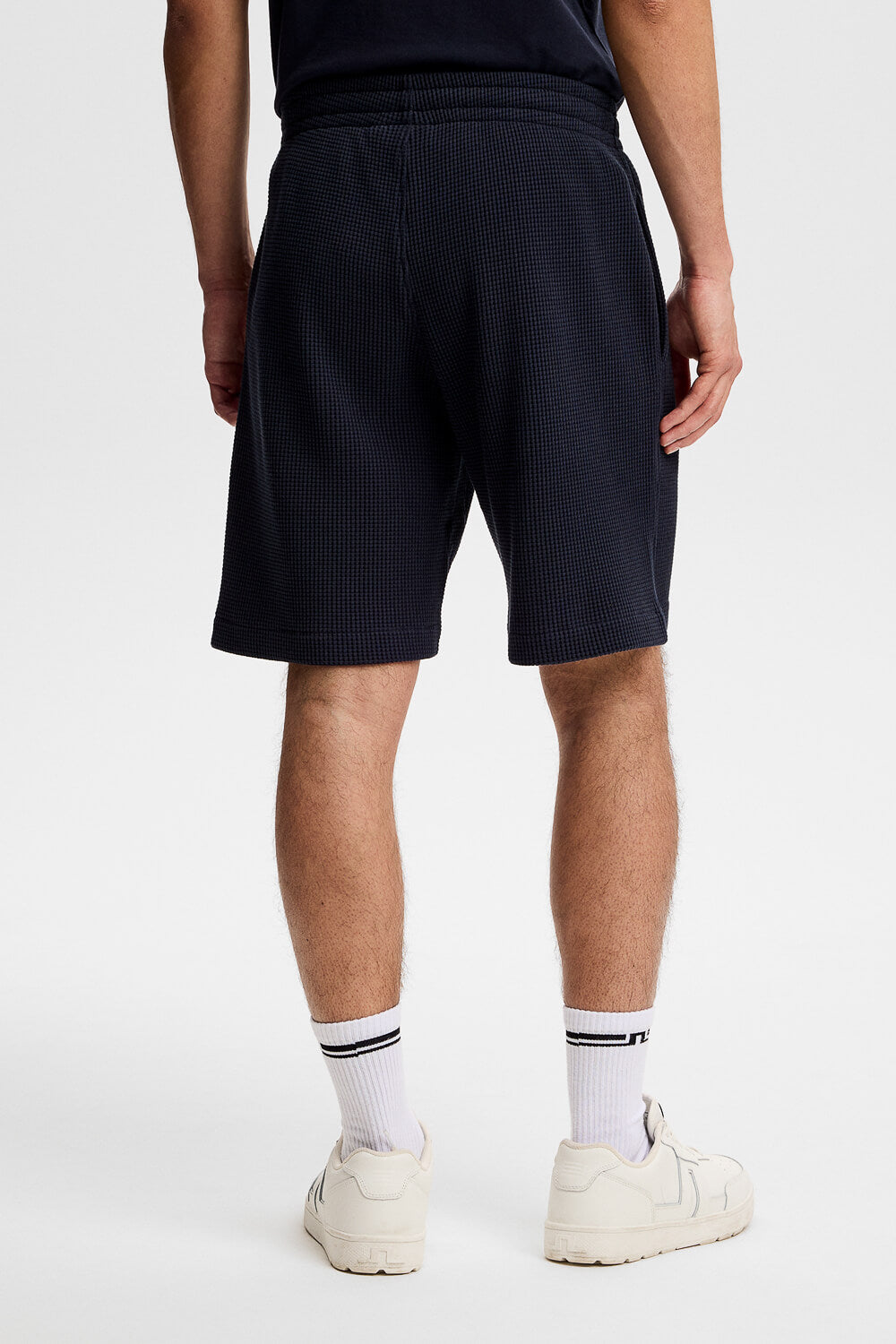 Simon Waffle Shorts Navy