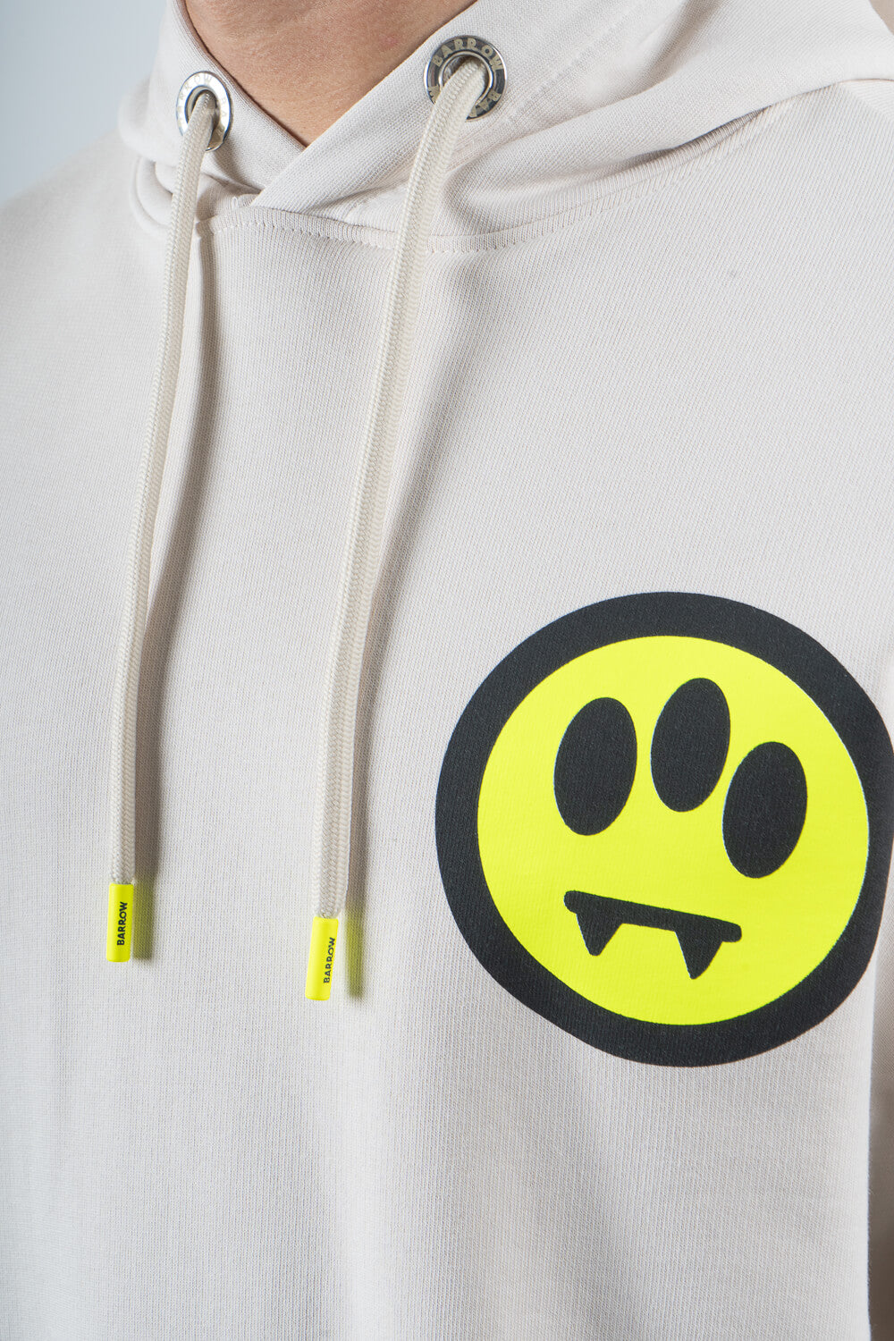 Smiley Logo Hoodie Off White