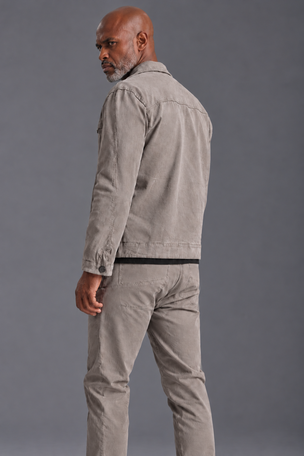 Regular-Fit Jacket/Overshirt In Tencel/Stretch Modal Clay
