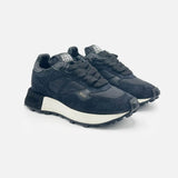 Suede Bear/Nylon Runner Navy/Black