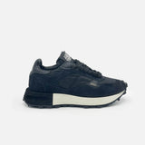 Suede Bear/Nylon Runner Navy/Black