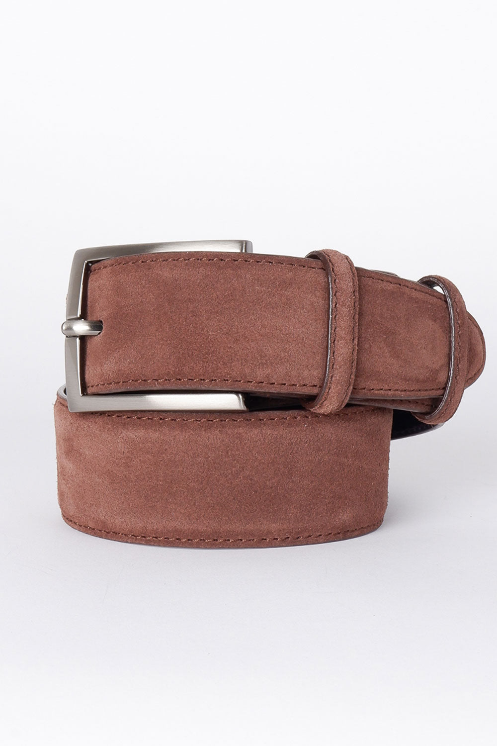 Suede ER Belt Brown