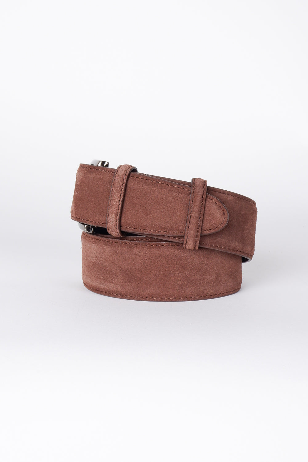 Suede ER Belt Brown