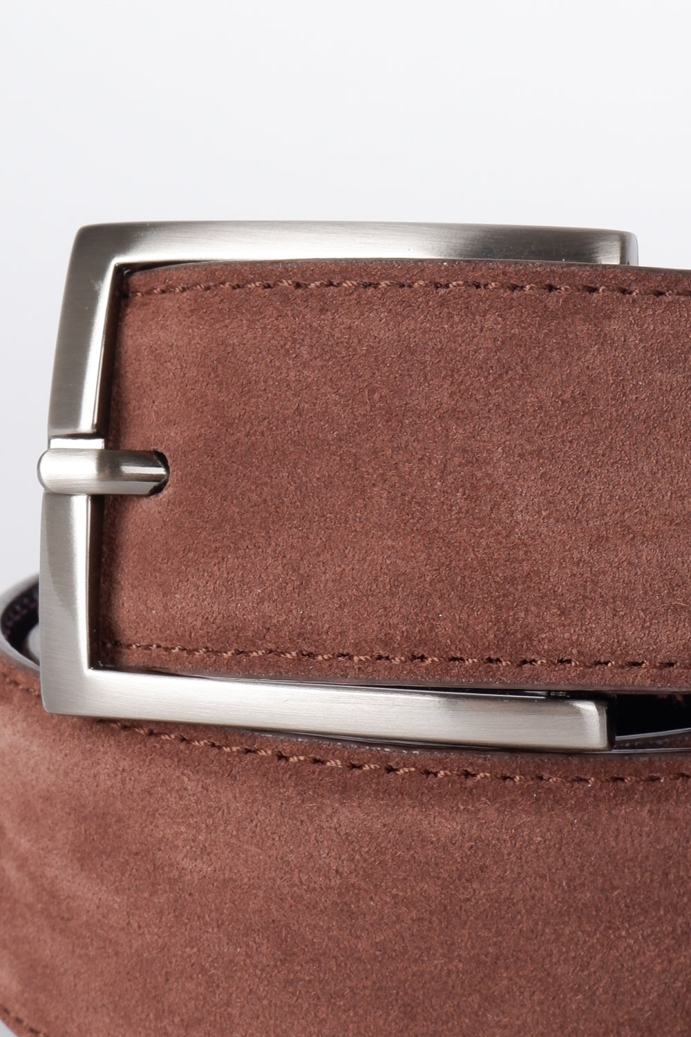 Suede ER Belt Brown