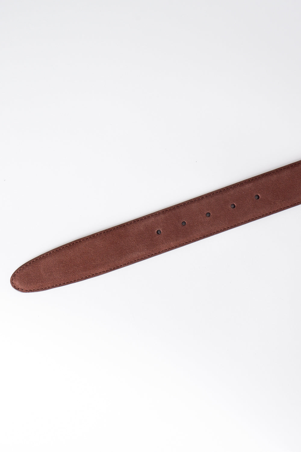 Suede ER Belt Brown