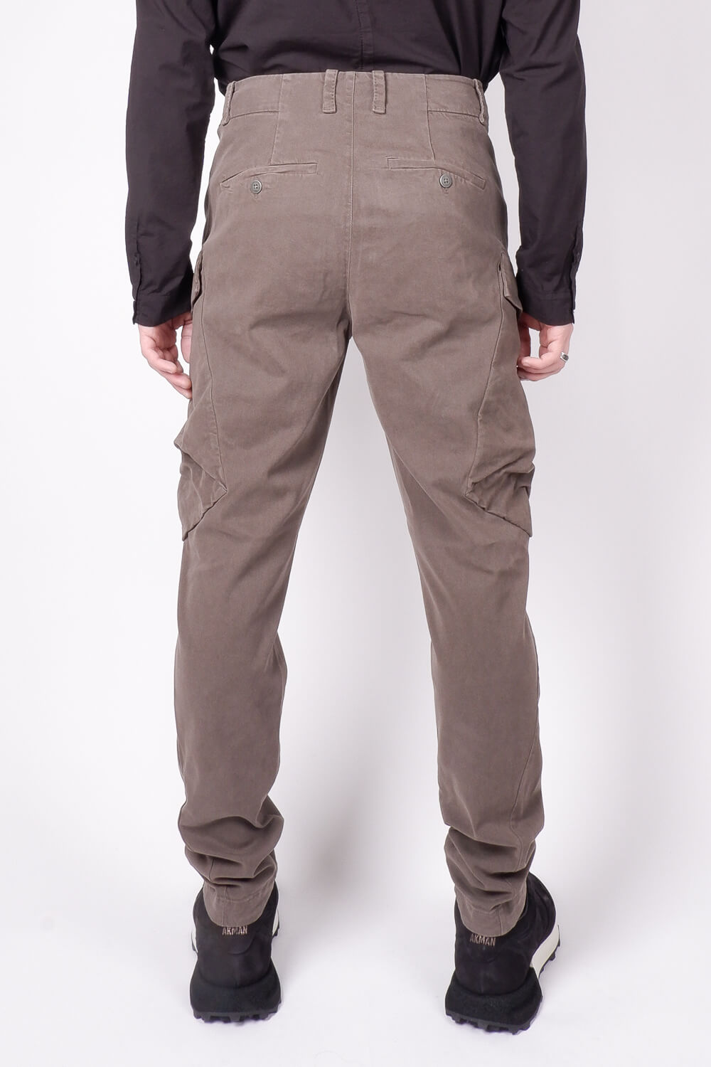 Tencel/Modal Stretch Regular Fit Cargo Pants Mud