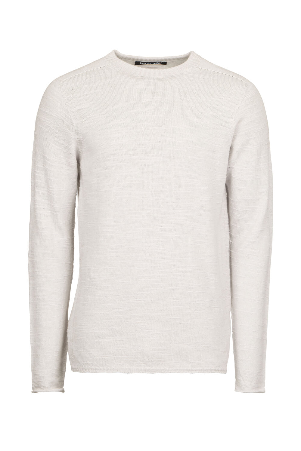 Textured Design Lana Virgin Wool Sweater Off White