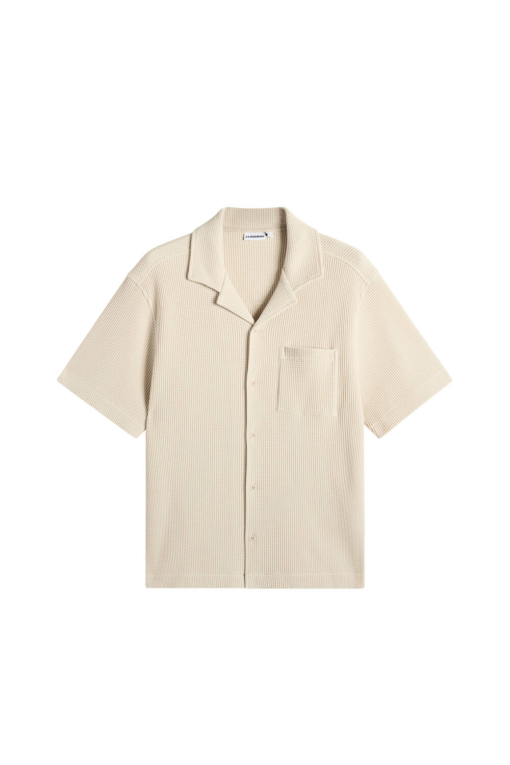 Theron Waffle Shirt Cream