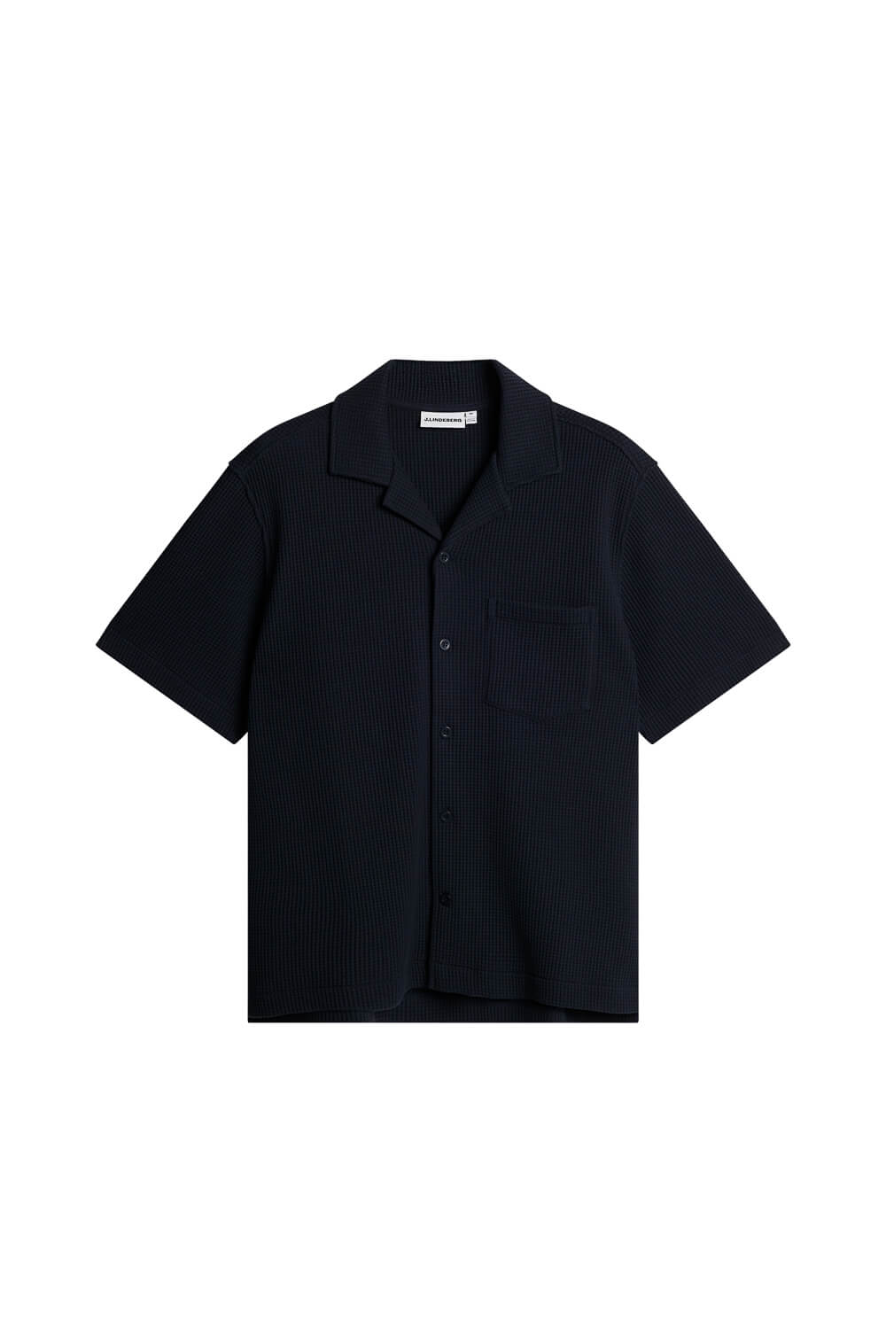 Theron Waffle Shirt Navy
