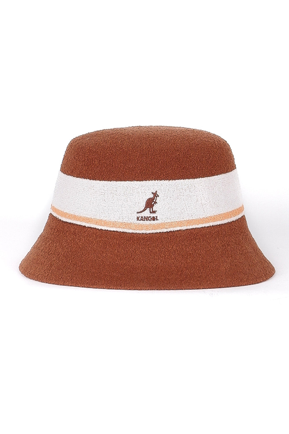 Bermuda Stripe Bucket Hat Mahogany