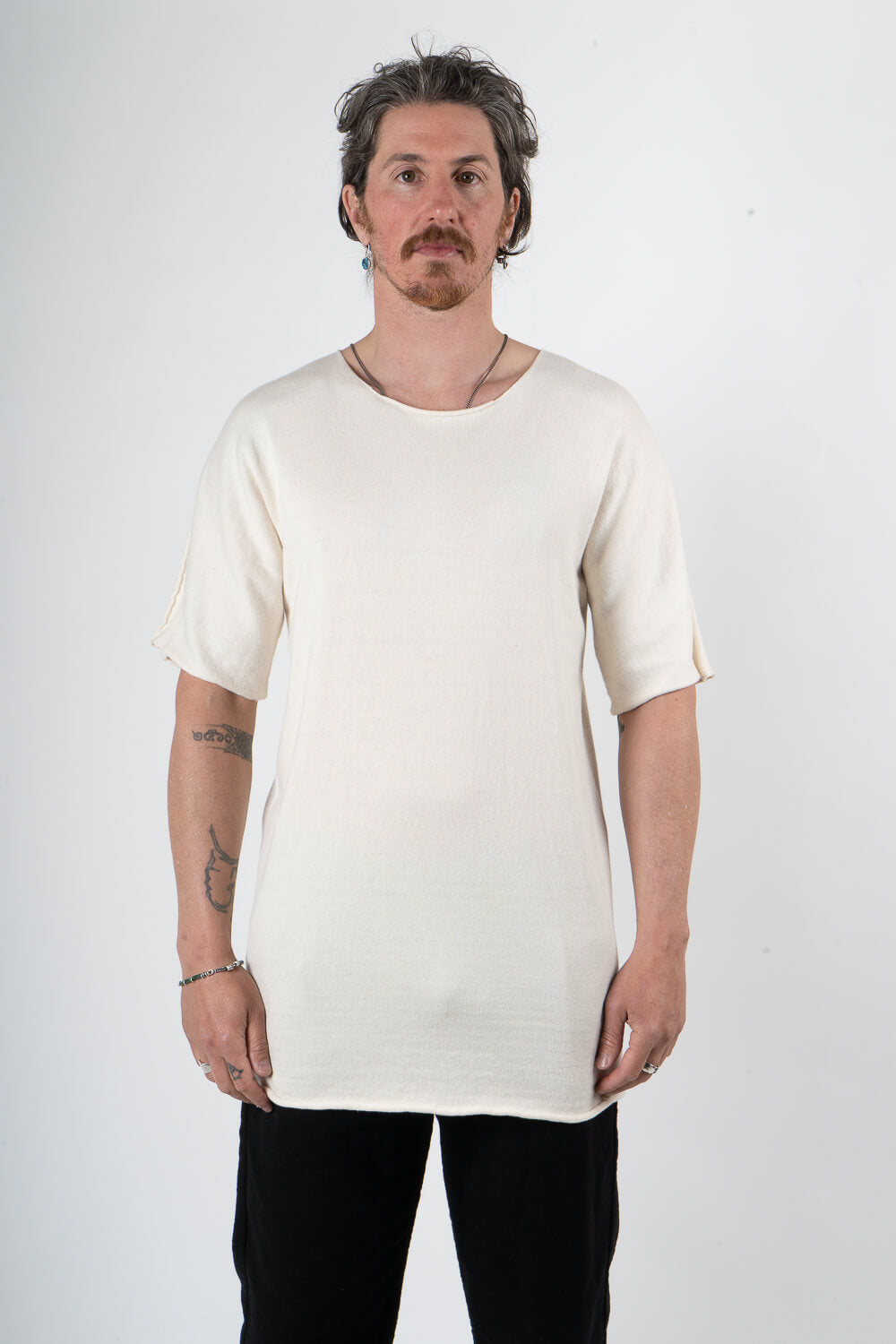 Tricot T-Shirt Beige